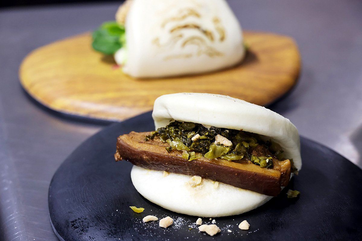 傳統的台灣割包在劉諮璘的創意發想下，成了質感提升的美食