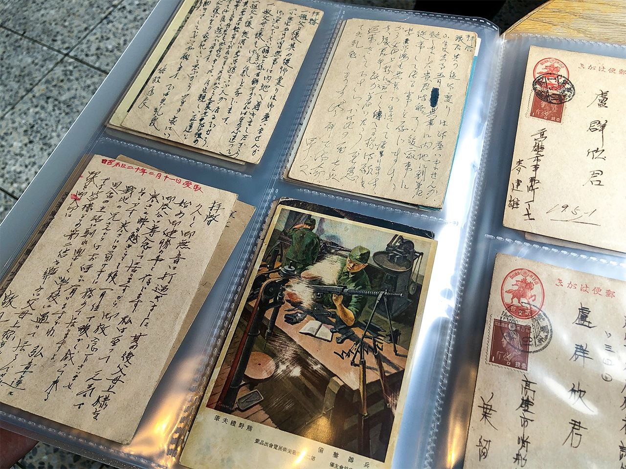 陳柏棕收集到的臺籍日本兵的書信