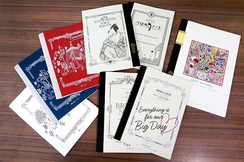 各種展覽會上限量銷售的燕子筆記本，妙趣橫生