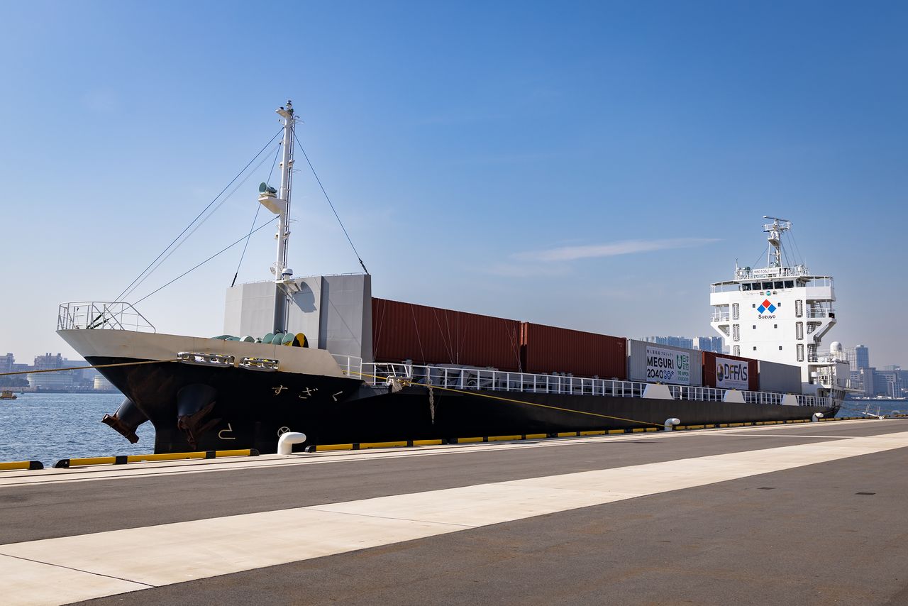 成功完成自主航行試驗的「朱雀號」順利回到東京灣