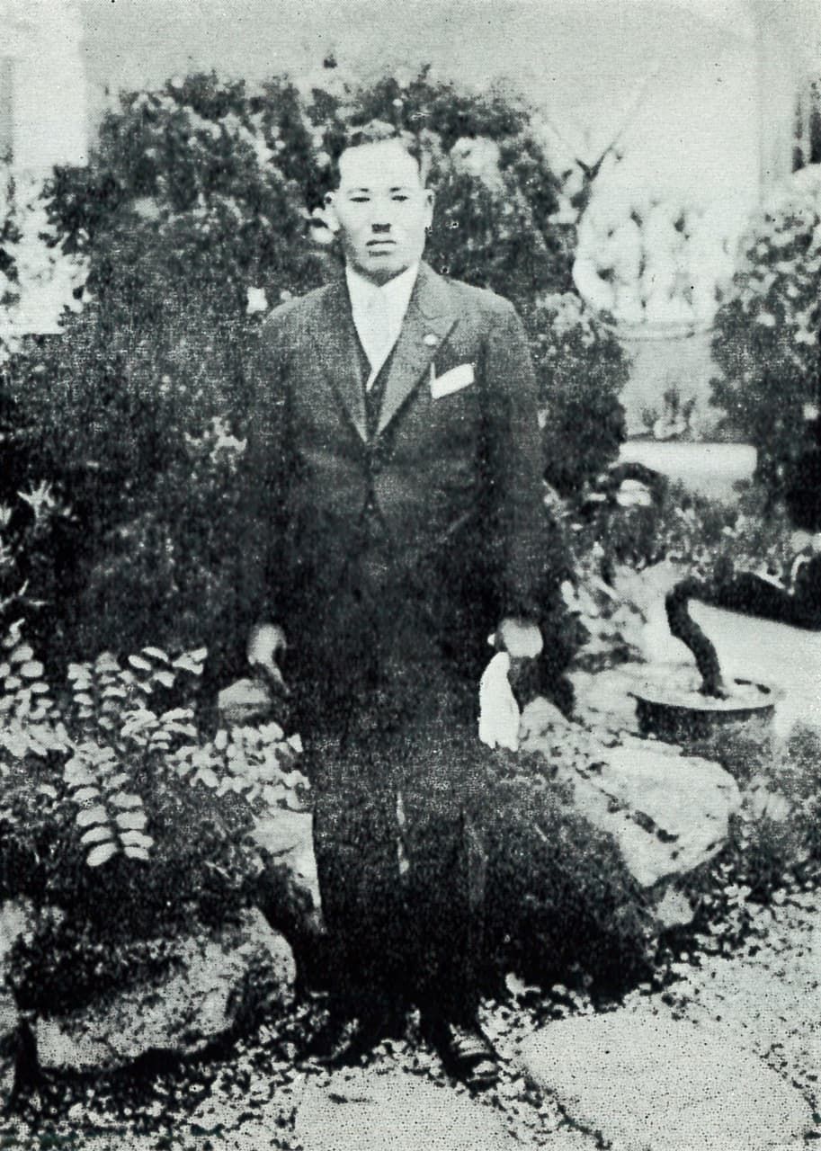 玉井龜次郎=1938年11月,攝於臺灣花蓮。(出處:《玉井龜次郎回憶錄》)