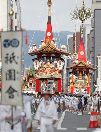 京都的夏季印象，祇園祭的山鉾巡行 攝影於2019年7月17日京都市下京區