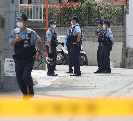 殺害女性2人、男性1人的現場附近照片（6月4日午後、兵庫縣寶塚市）