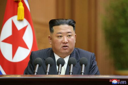 北韓朝鮮勞動黨總書記金正恩＝9月8日、平壤（朝鮮通信・時事）
