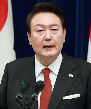韓國總統尹錫悅＝16日、首相官邸