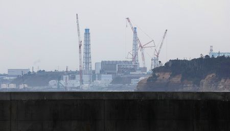 東京電力福島第一核電廠＝3月10日、福島縣