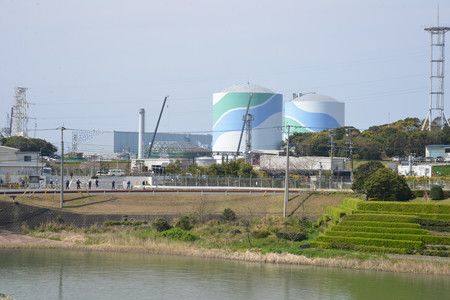 九州電力川内核電廠＝2015年3月、鹿兒島縣薩摩川内市
