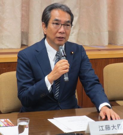 江藤拓農水大臣=14日、農水省