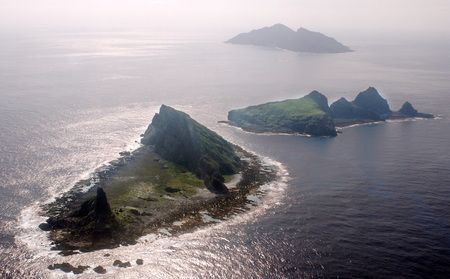 尖閣群島（釣魚台，由航空自衛隊專屬機從空中攝影）