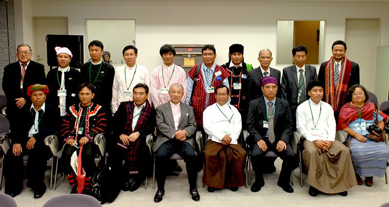 ミャンマー少数民族が日本で和平に向けて第一歩
