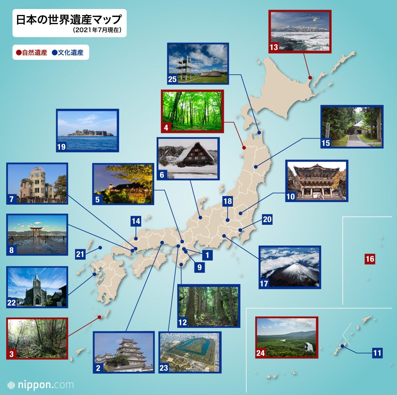 日本の世界遺産一覧 | nippon.com