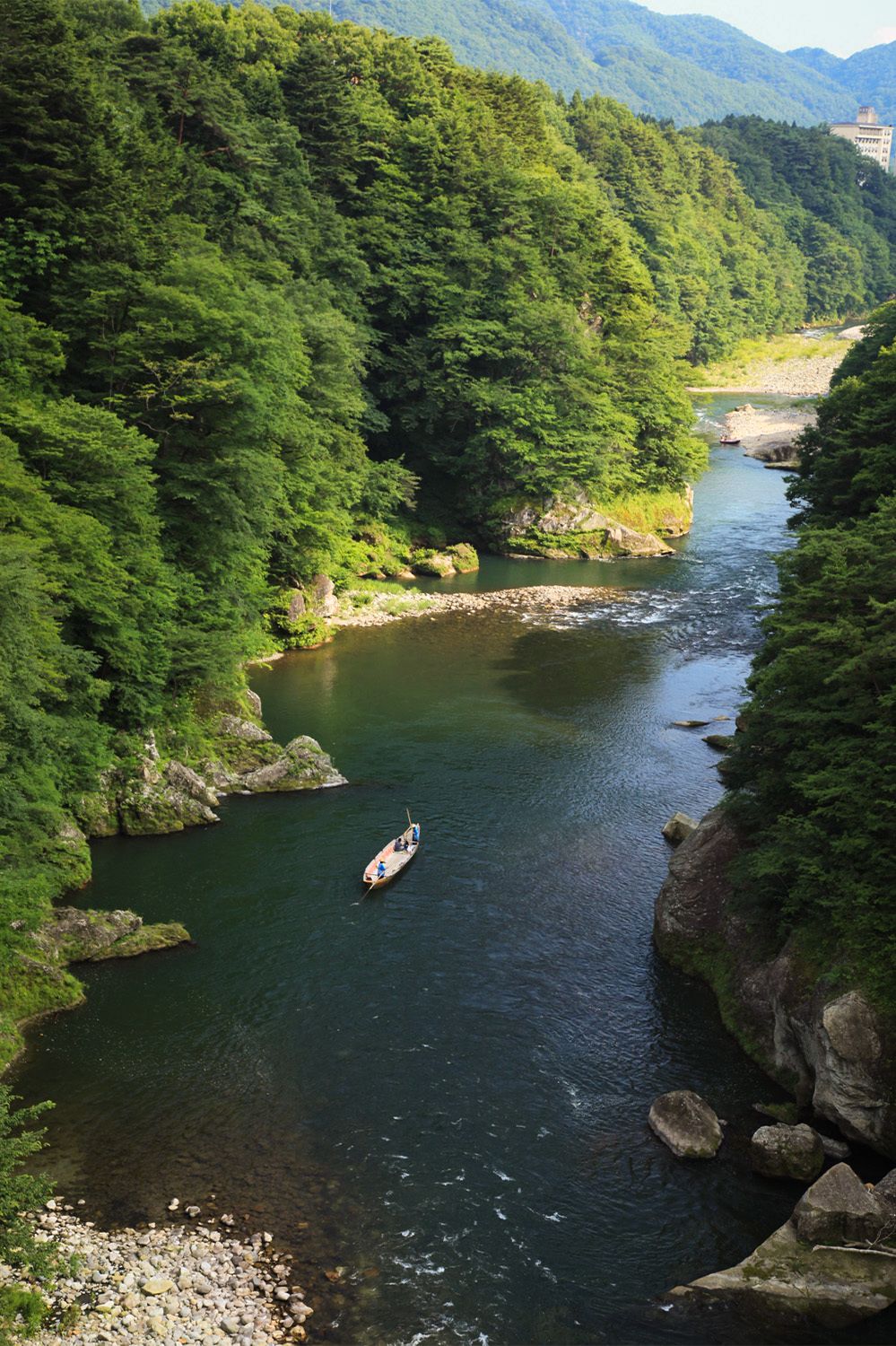 鬼怒川渓谷のライン下り　写真：栃木県観光物産協会