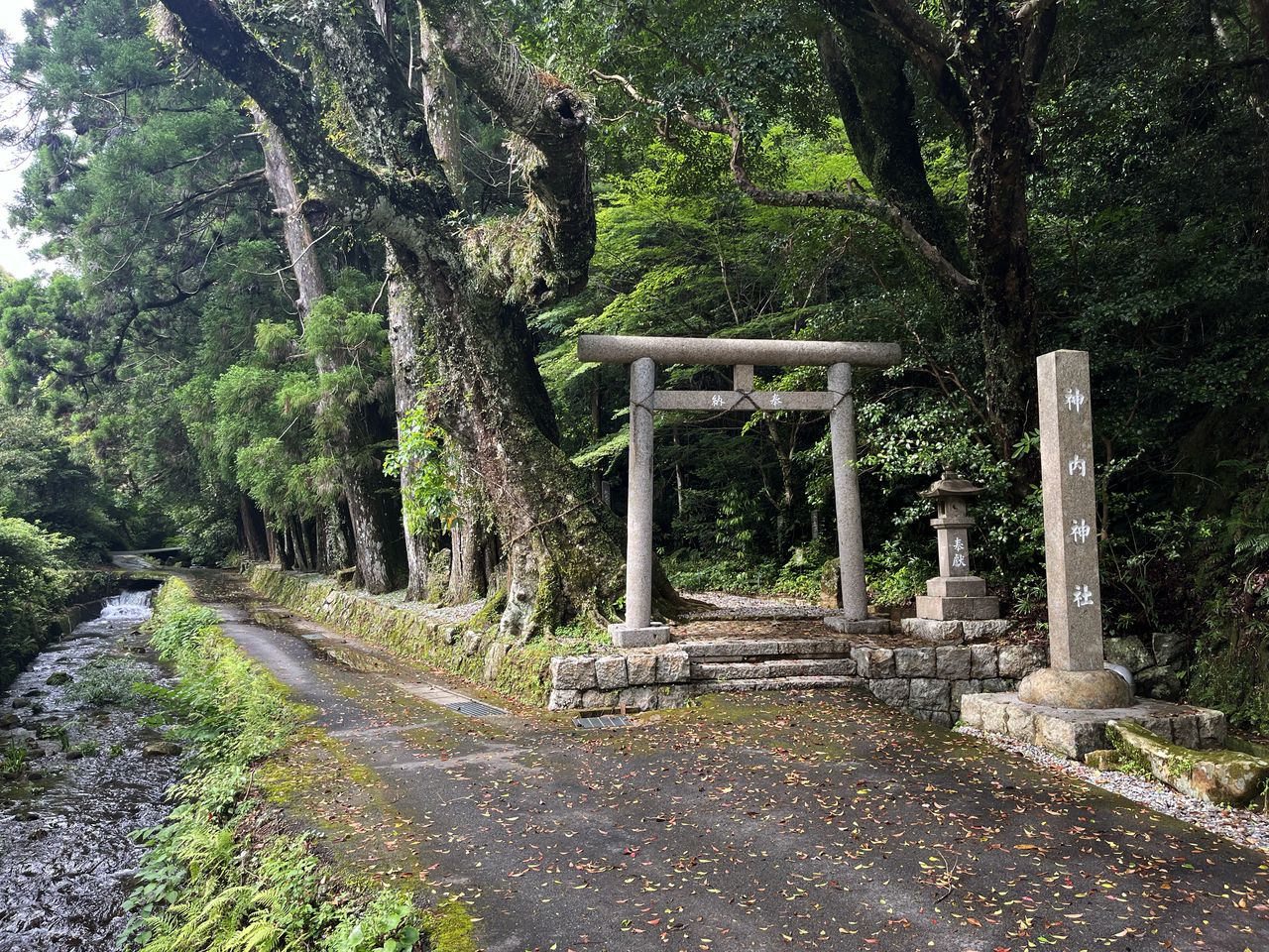 神内神社は子安神社ともいう。近郷では安産や豊漁の神としてあがめられてきた 撮影=北崎二郎