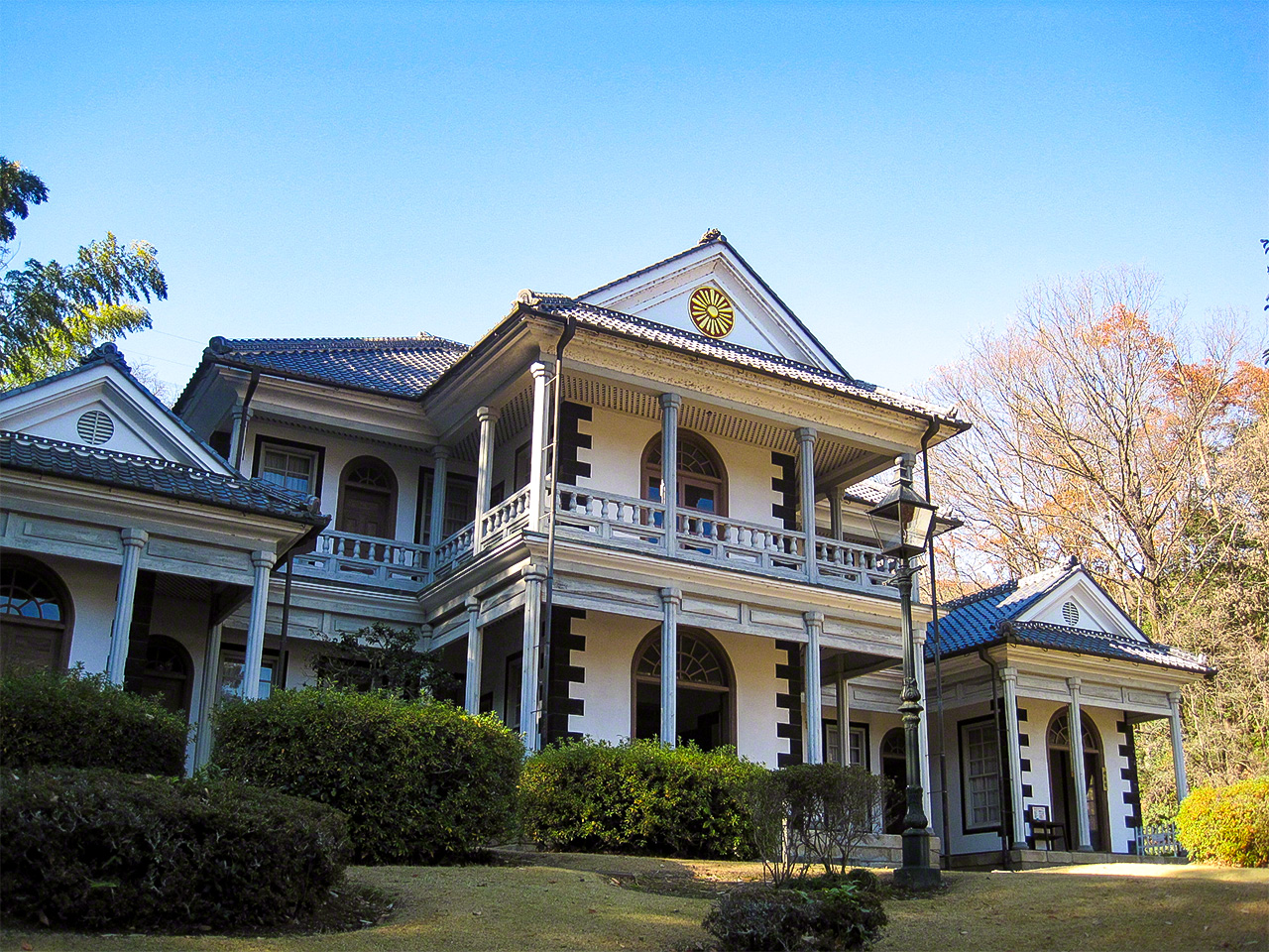 1885（明治18）年に山梨県山梨市に建設された東山梨郡役所