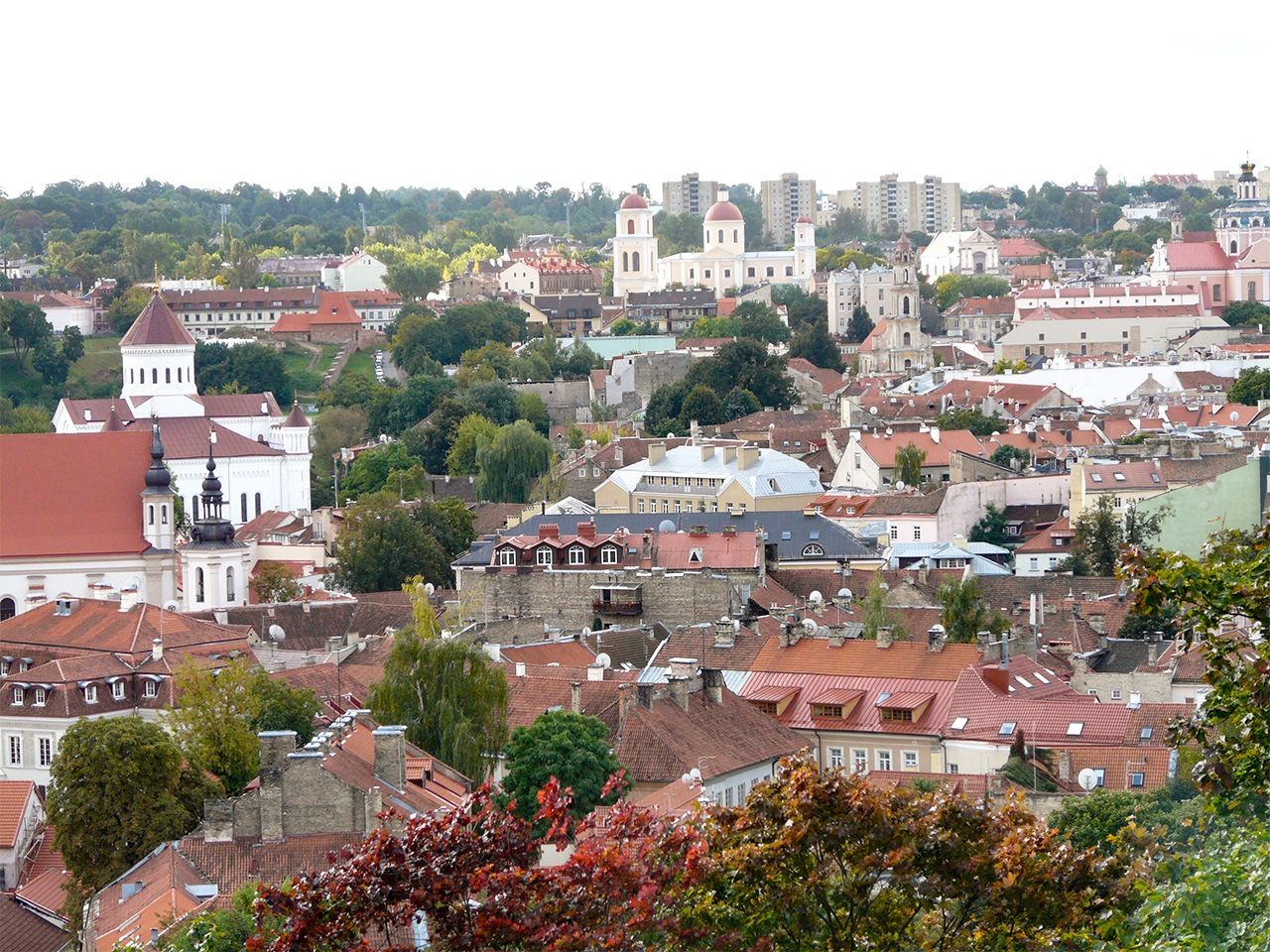 リトアニアの首都ビリニュス(撮影・平野久美子)