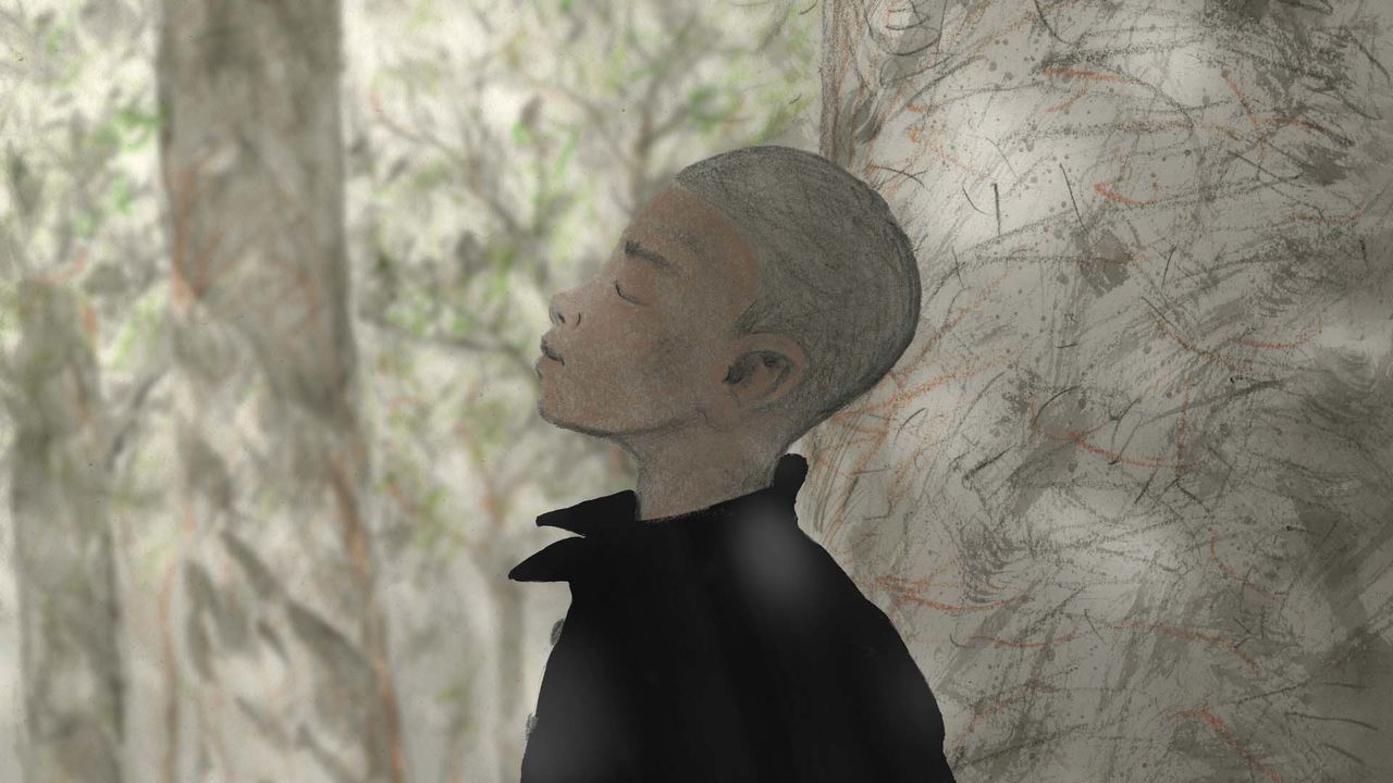 山村浩二のアニメーションで描く田中泯の生い立ち ©2021「名付けようのない踊り」製作委員会