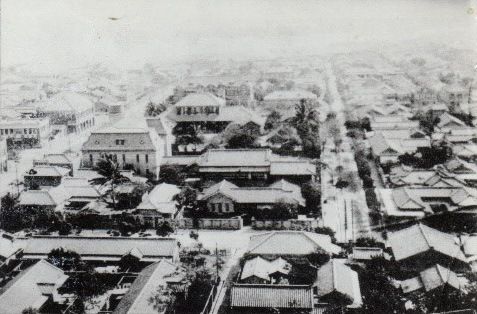 1931年、埋め立て後の高雄市（筆者提供）