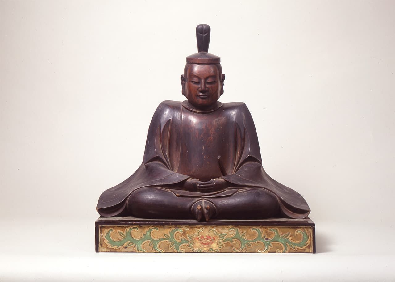 鎌倉国宝館の「北条氏展」で公開された三寅像（明王院所蔵）