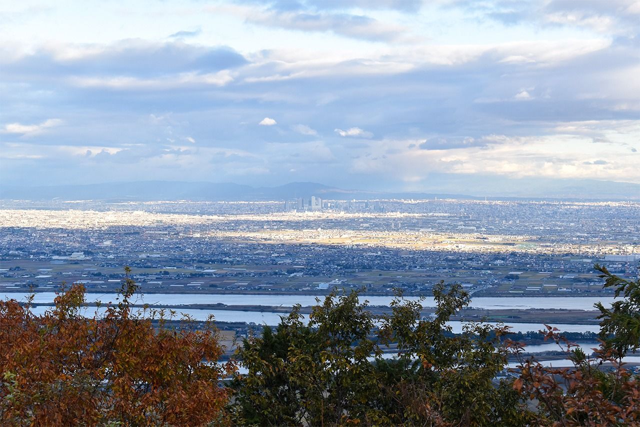 多度山から名古屋方面