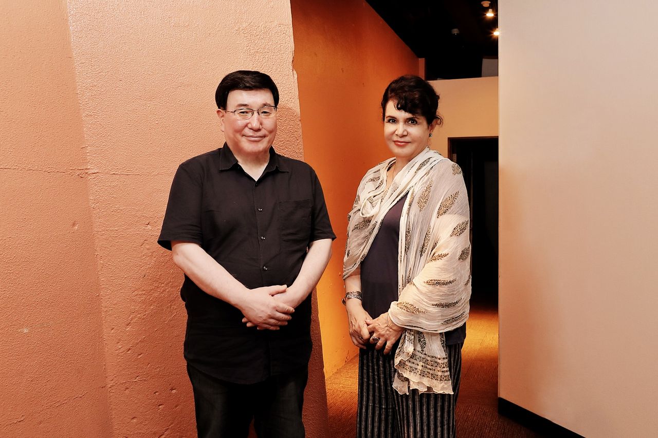 筒井武文監督とプロデューサーのショーレ・ゴルパリアン氏