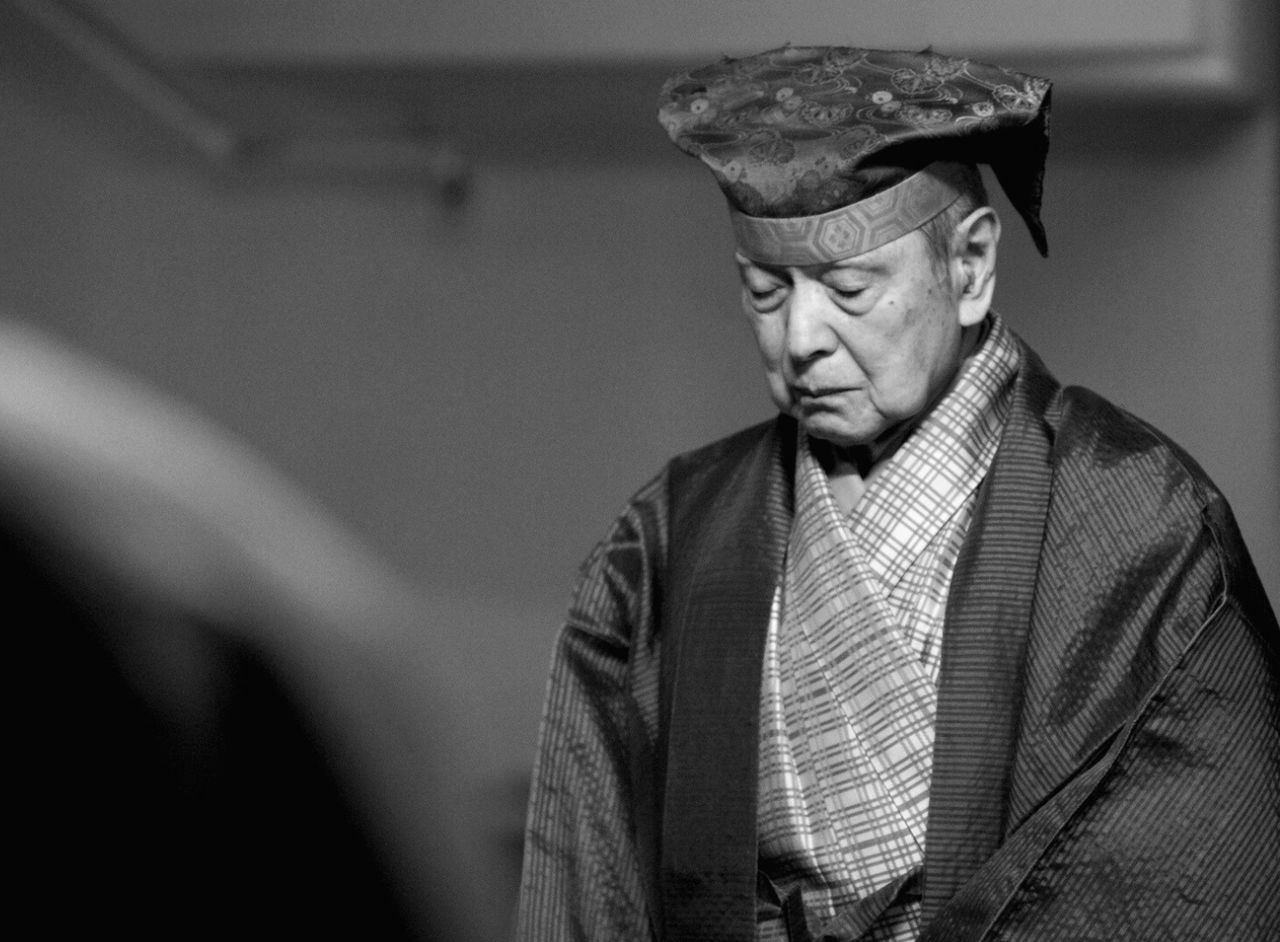 2025年6月22日で94歳になった狂⾔師・野村万作 © 2025 万作の会