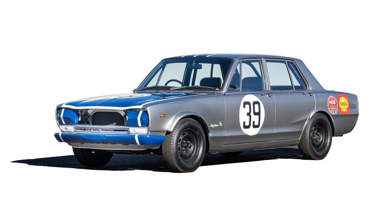 初代スカイラインGT-Rのレース仕様車。1969年のJAFグランプリでレース初陣を飾り、伝説となった49連勝を含む全52勝を挙げた(日産自動車提供)
