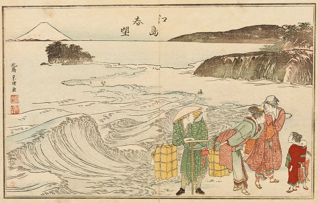 初代・蔦重の元での最後の仕事『江島春望』出典:ColBase