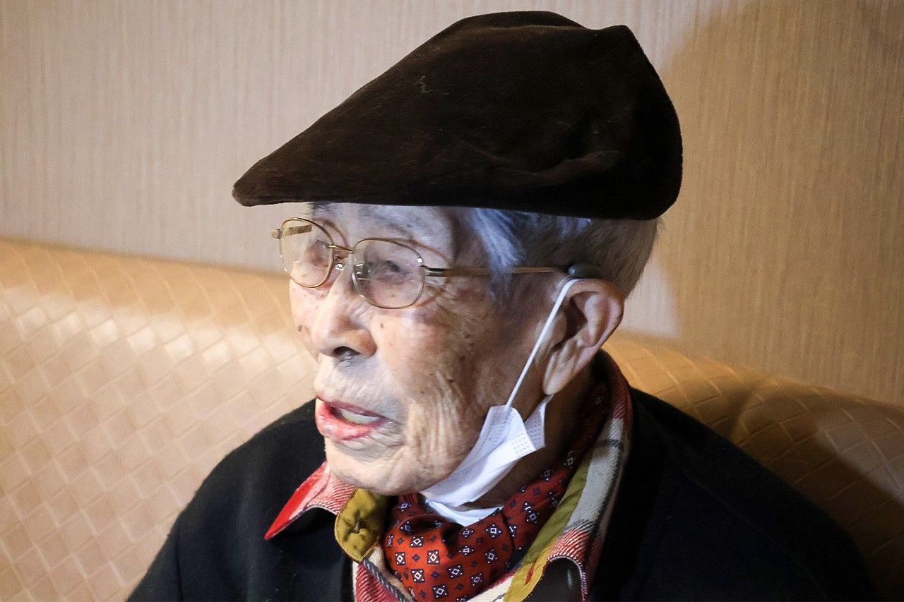 「自由と平和を守ってほしい」と菱谷さん 筆者撮影