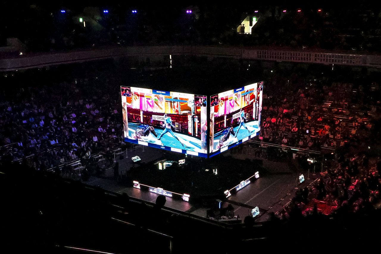 両国国技館で開催されたCAPCOM CUP12=2026年3月(筆者撮影)