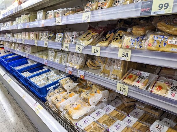 日本にはさまざまな種類の豆腐製品が販売されているが唯一「豆干」だけない(筆者提供)