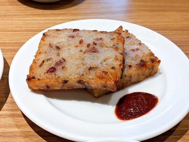 大根餅を蒸すのに「在来米粉」は欠かせない(筆者提供)