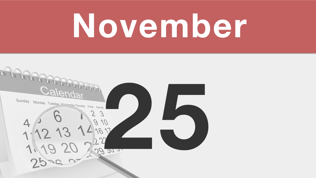 今日は何の日：11月25日