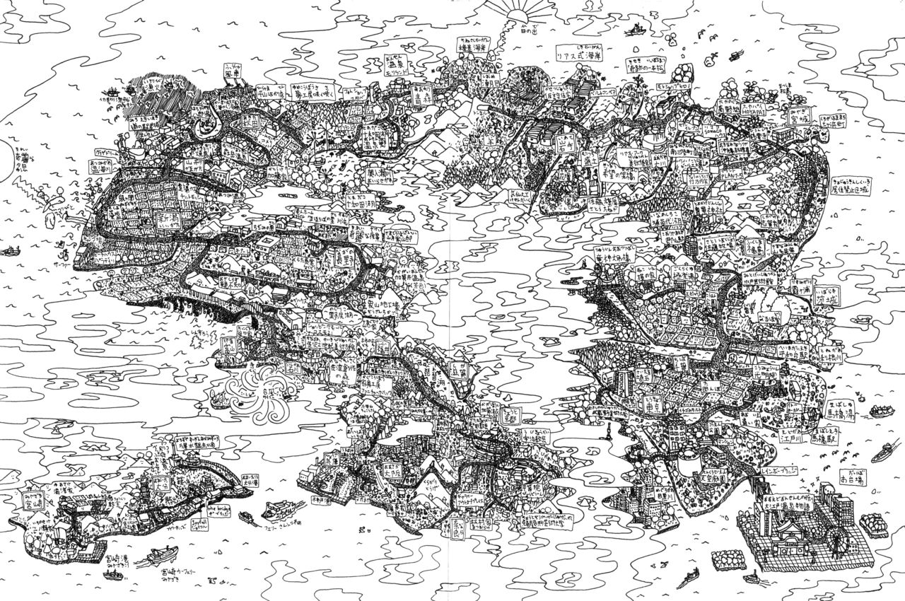 〈Map Of Japan 2015〉　制作：村上慧
