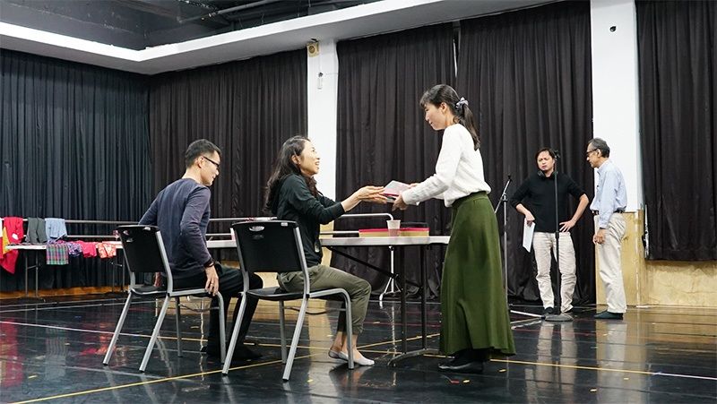 稽古の様子(影像文化芸術基金会提供)