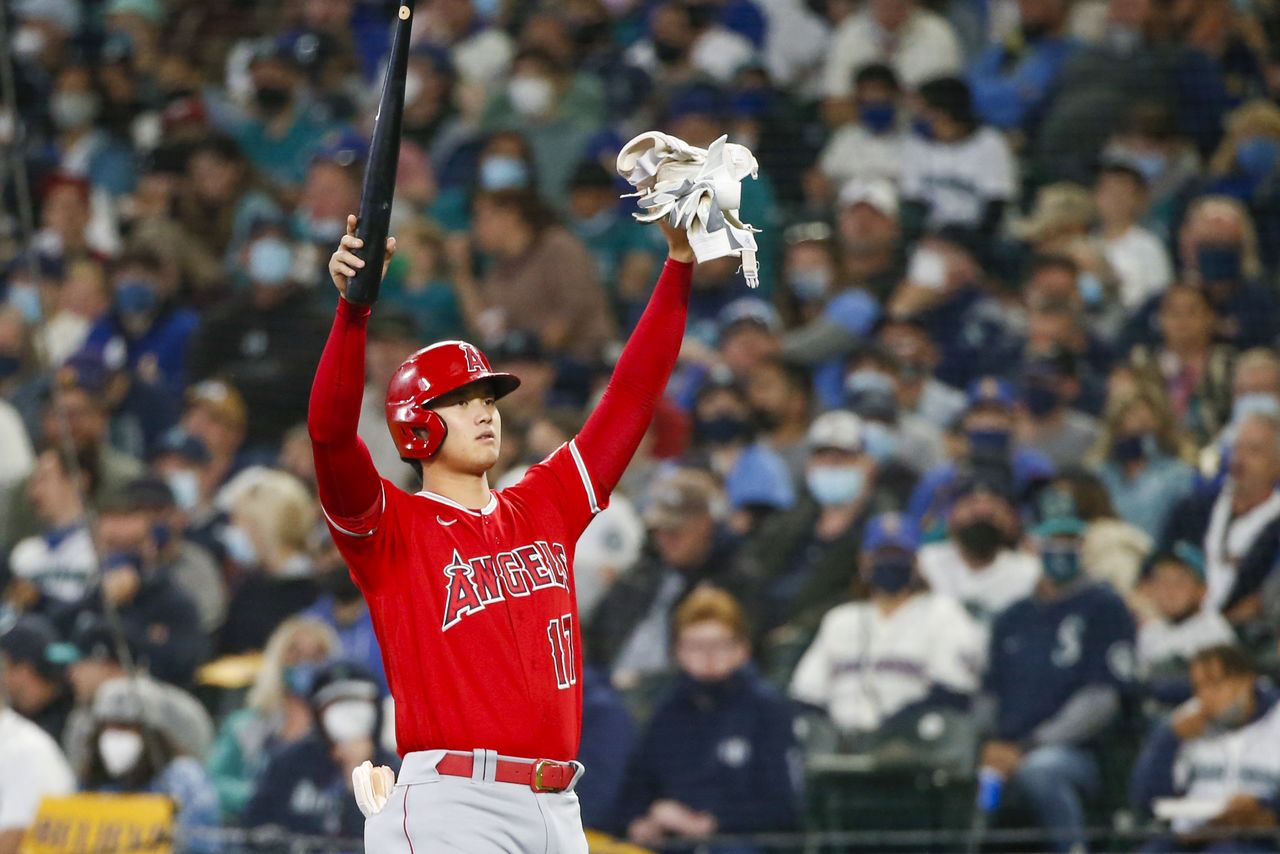 MLB＝大谷、最終戦で46号ソロ100打点到達 本塁打ア・リーグ3位