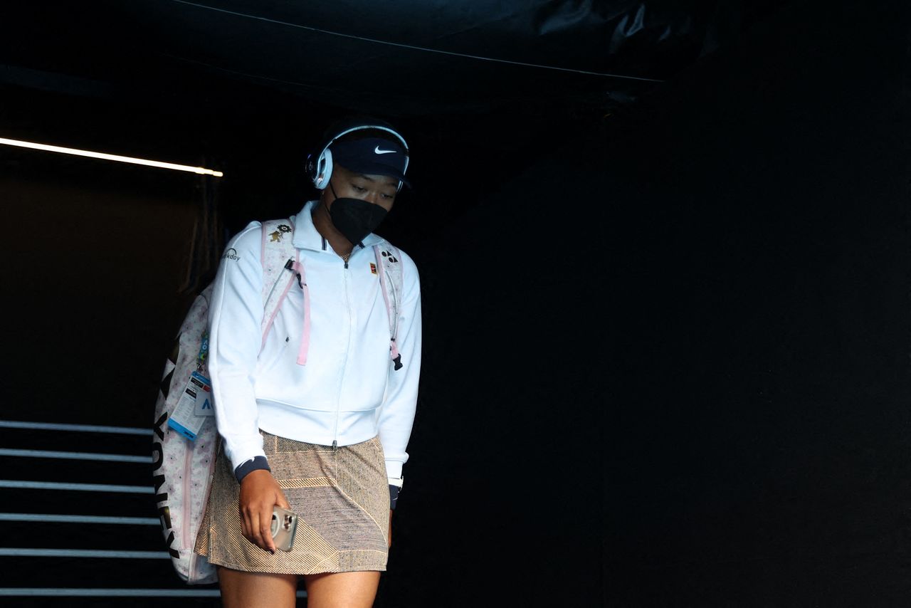 女子テニスの世界ランク13位、大坂なおみは8日、全豪オープンの前哨戦、メルボルン・サマー・セット1をけがで棄権すると明かした。メルボルンで4日撮影(2022年 ロイター/Loren Elliott)