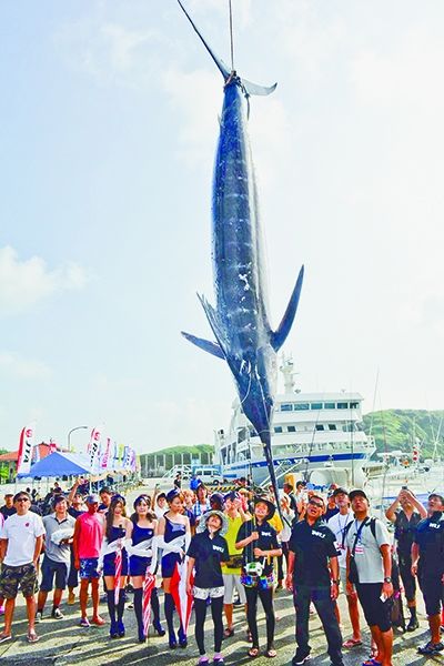 3年ぶりに開催される予定の日本最西端与那国島国際カジキ釣り大会（写真は2019年7月7日）