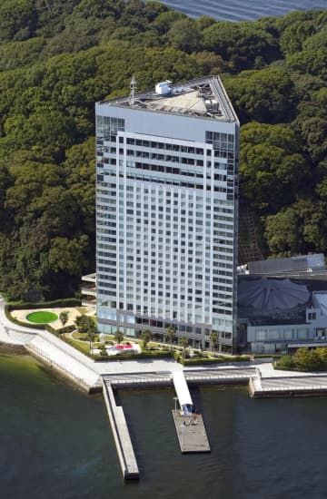 G7広島サミットが開かれるグランドプリンスホテル広島＝広島市