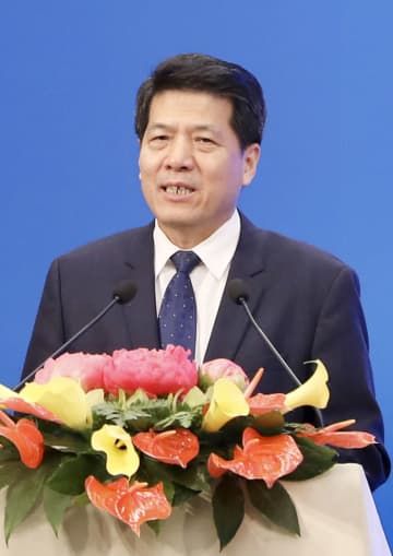 中国政府の李輝欧州アジア事務特別代表（CNSPHOTO＝共同）