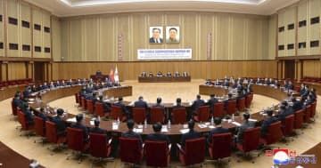 3月、平壌で行われた北朝鮮オリンピック委員会の総会（朝鮮中央通信＝共同）