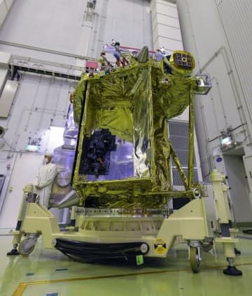 月面探査機「SLIM」＝6月、鹿児島県の種子島宇宙センター