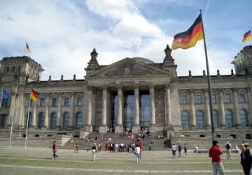 ベルリンにあるドイツ連邦議会（下院）