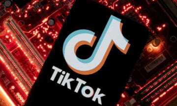 TikTokのロゴ（ロイター＝共同）