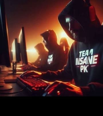 日本へのサイバー攻撃を宣言したパキスタンのハッカー集団「チーム・インセイン・パキスタン」が、通信アプリのテレグラムに掲載したイメージ画像