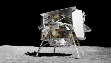 月着陸船ペレグリンのイメージ（アストロボティック提供・共同）