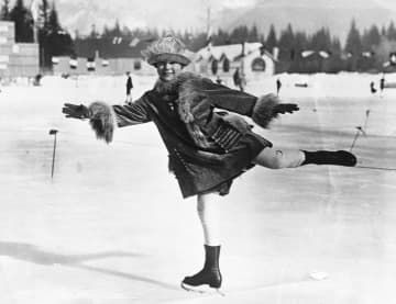 フィギュアスケートで1924年シャモニー大会に参加したソニア・へニー（ゲッティ＝共同）
