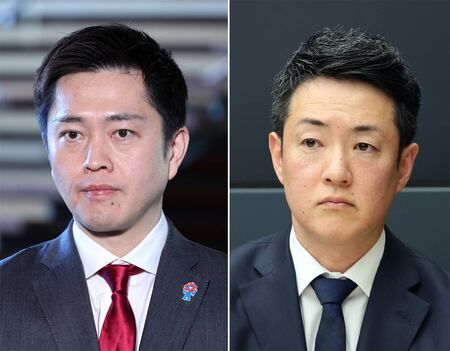大阪府の吉村洋文知事(写真左)と大阪市の横山英幸市長
