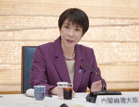 高市早苗首相=23日、首相官邸