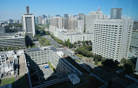 霞が関の官庁街=東京都千代田区