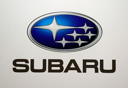SUBARUのロゴマーク(EPA時事)